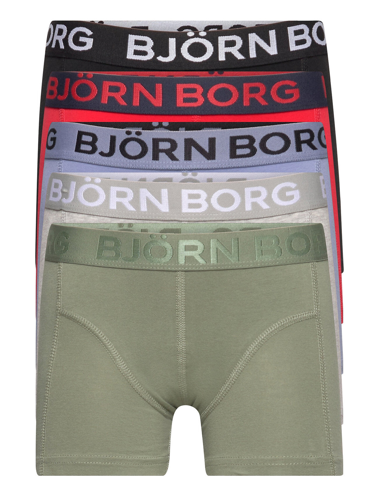 Björn Borg Kids Shorts Sammy Seasonal Solid Night & Underwear Underwear Underpants Grønn Björn Borg