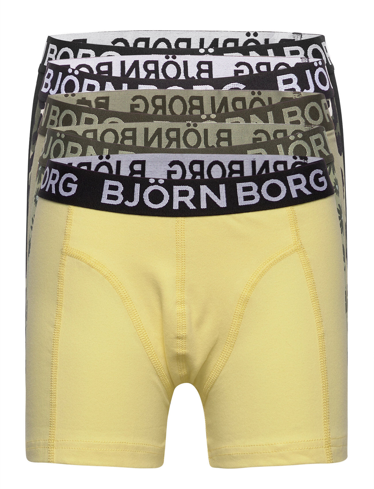 Björn Borg Shorts Sammy Bb Fourflower Night & Underwear Underwear Underpants Grønn Björn Borg