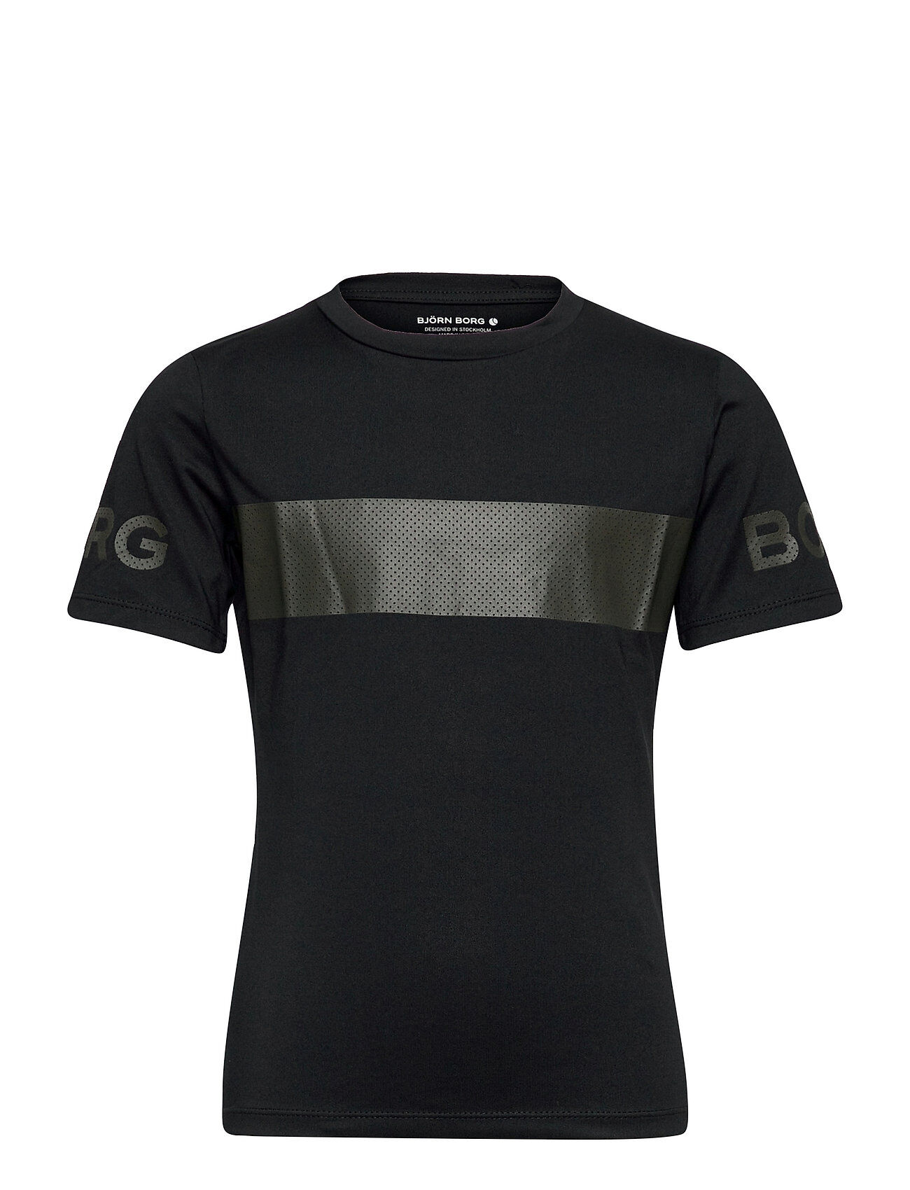 Björn Borg Tee Borg Borg T-shirts Short-sleeved Svart Björn Borg