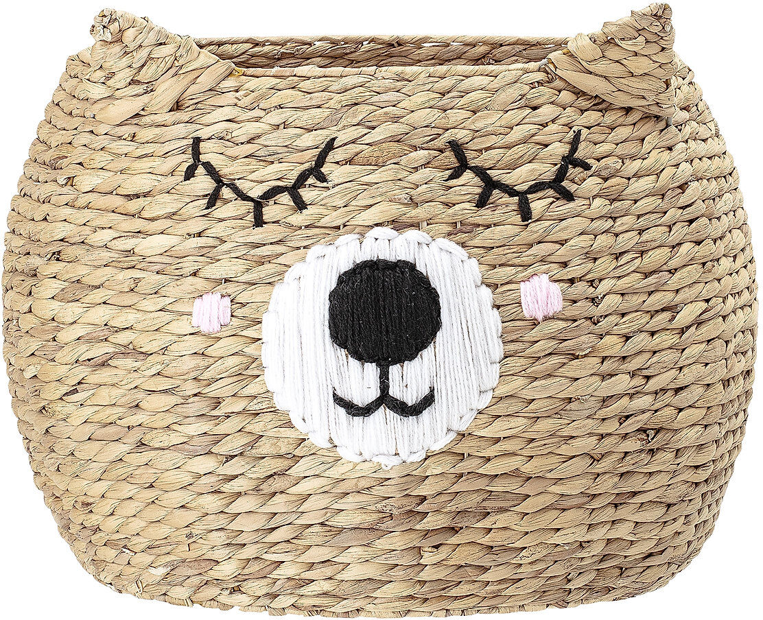 Bloomingville Eman Basket, Nature, Water Hyacinth Home Kids Decor Storage Brun Bloomingville