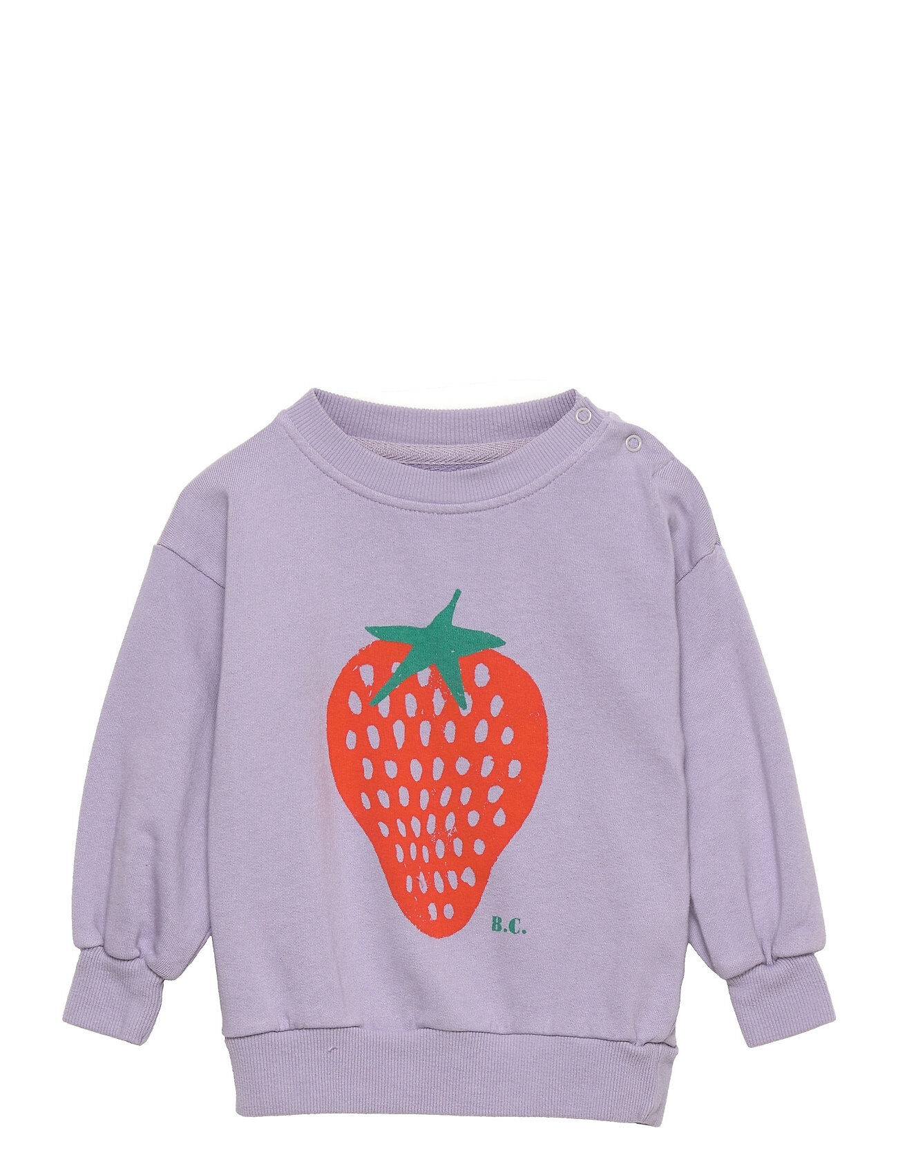 Bobo Choses Strawberry Sweatshirt Sweat-shirt Genser Lilla Bobo Choses