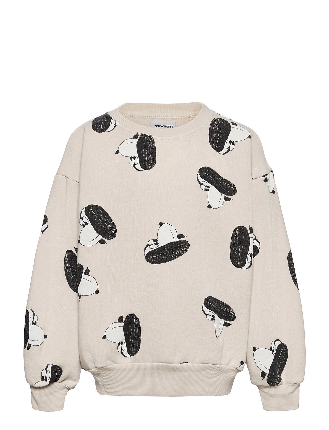 Bobo Choses Doggie All Over Sweatshirt Sweat-shirt Genser Beige Bobo Choses