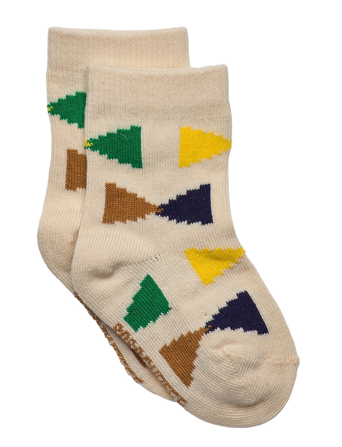 Bobo Choses Ecru Geometric Baby Socks Socks & Tights Socks Multi/mønstret Bobo Choses