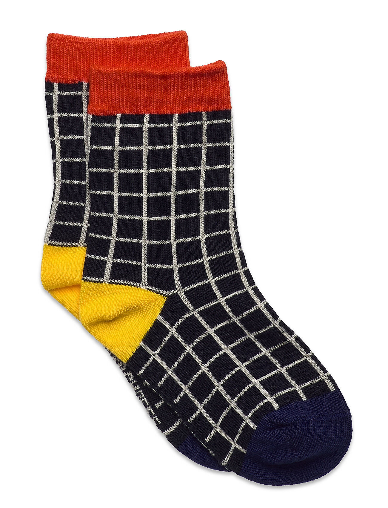 Bobo Choses Black Checkered Short Socks Socks & Tights Socks Multi/mønstret Bobo Choses