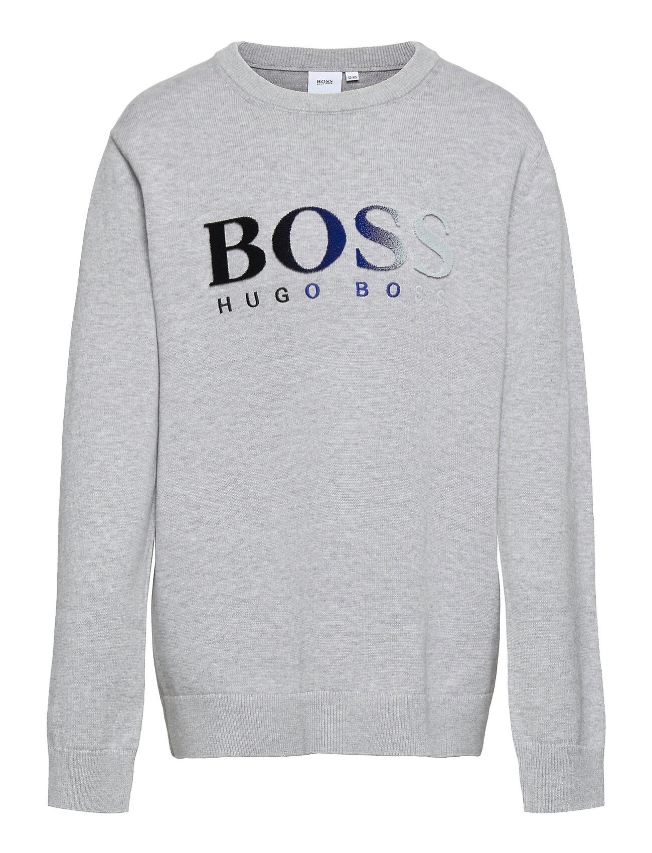Boss Pullover Sweat-shirt Genser Grå BOSS