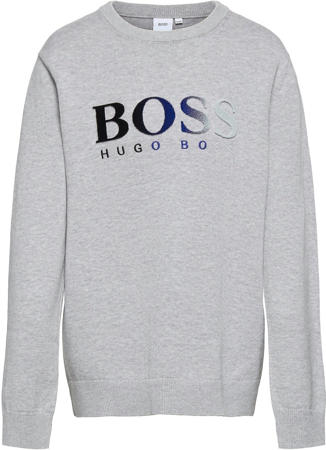 Boss Pullover Sweat-shirt Genser Grå BOSS