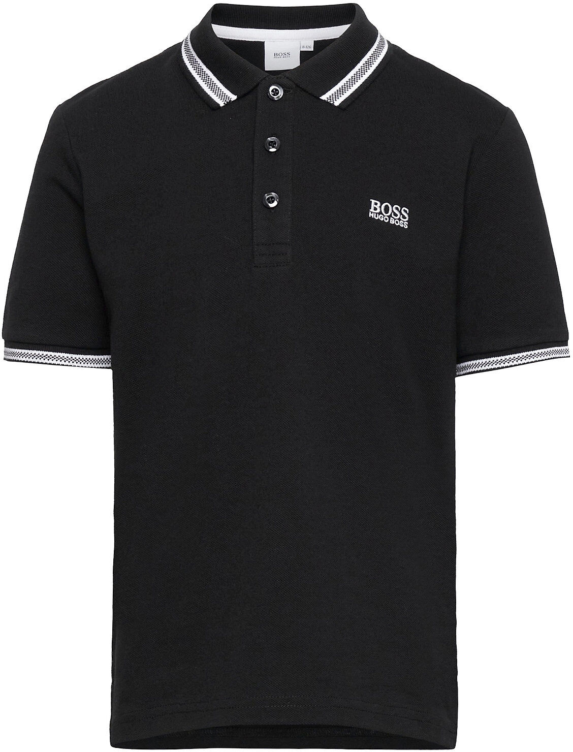 Boss Short Sleeve Polo T-shirts Polo Shirts Short-sleeved Polo Shirts Svart BOSS