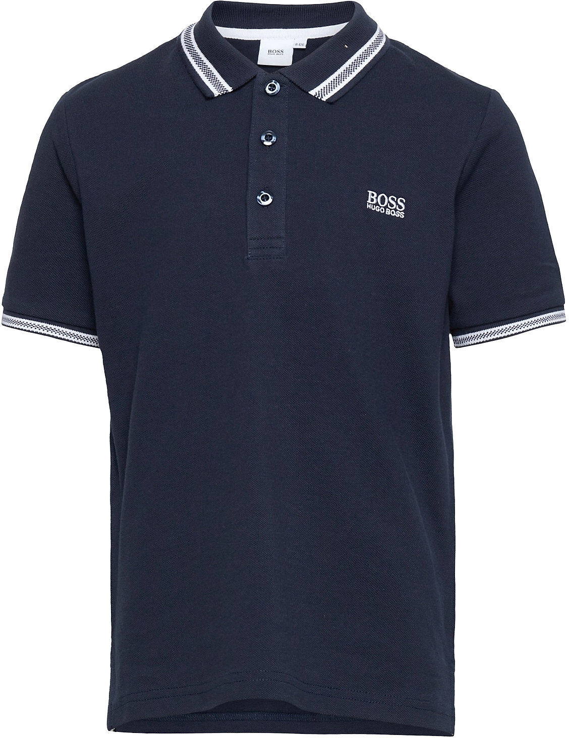 Boss Short Sleeve Polo T-shirts Polo Shirts Short-sleeved Polo Shirts Blå BOSS