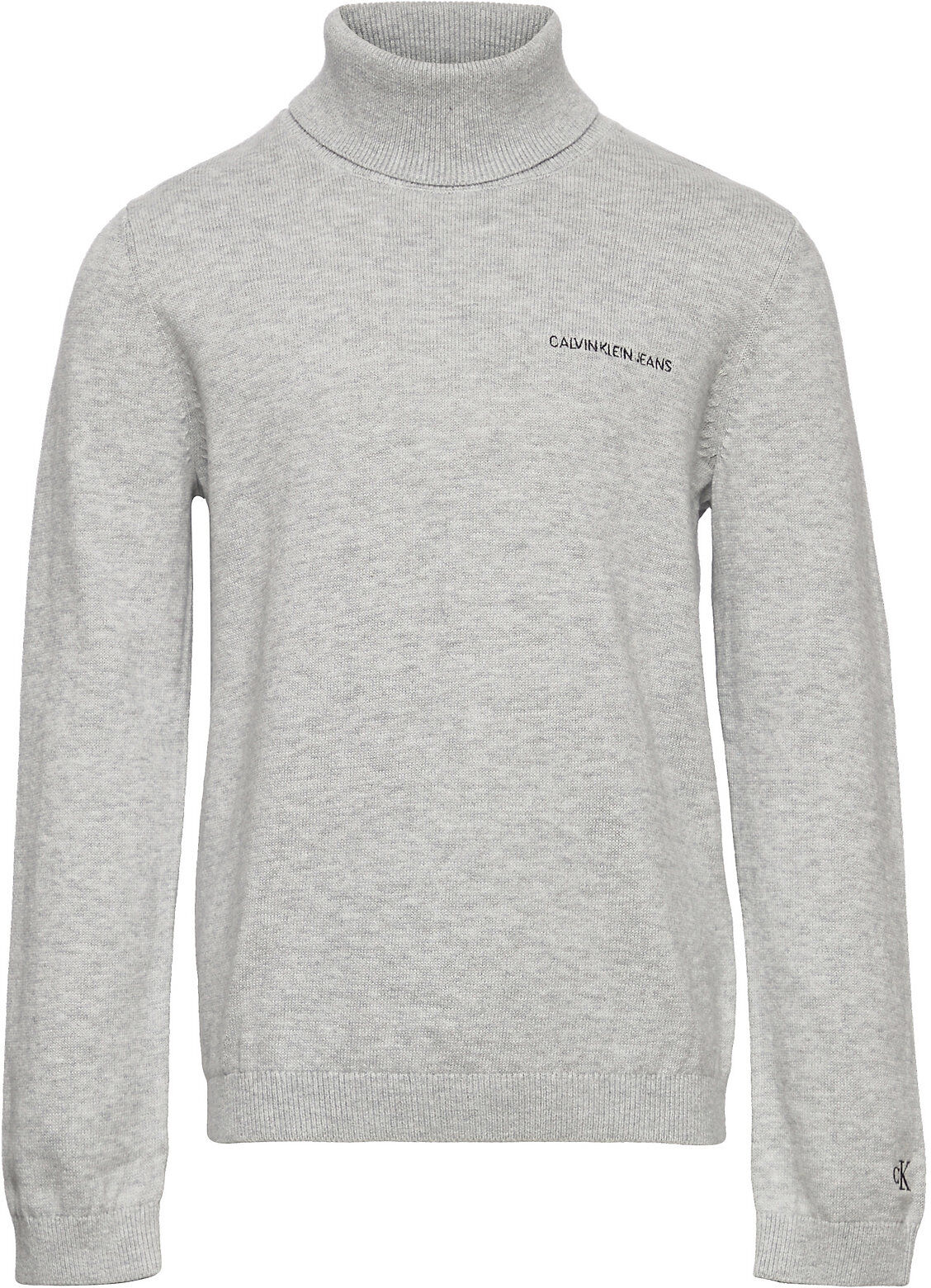 Calvin Roll Neck Sweater T-shirts Long-sleeved T-shirts Grå Calvin Klein