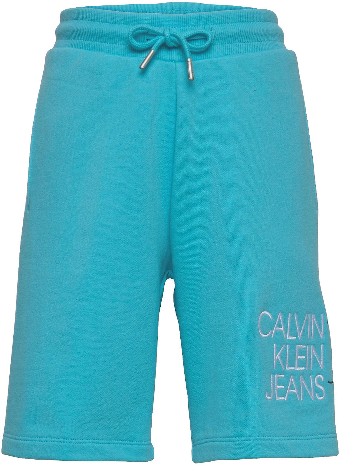 Calvin Hybrid Logo Jogger Shorts Shorts Sweat Shorts Blå Calvin Klein