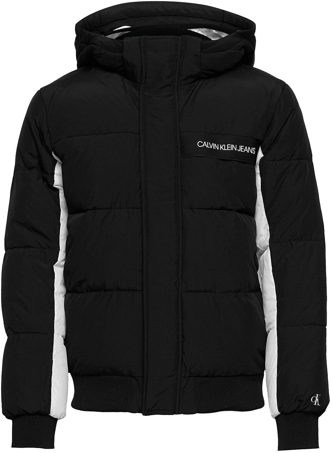 Calvin Functional Clr Block Puffer Jkt Fôret Jakke Svart Calvin Klein