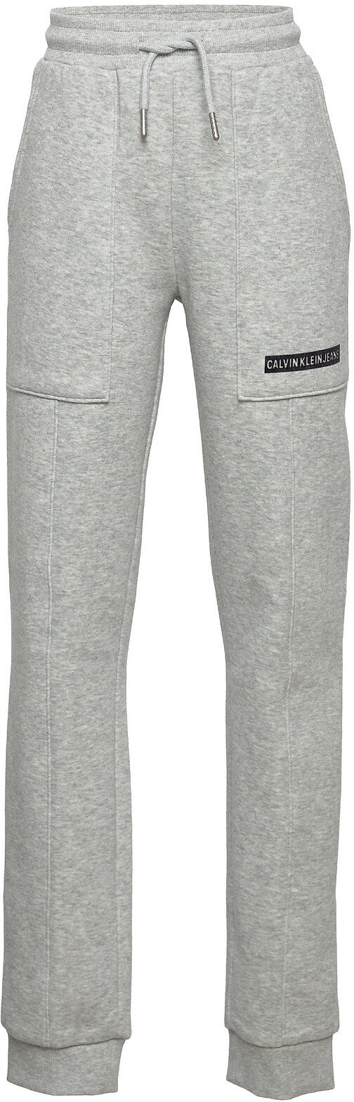 Calvin Micro Logo Sweatpants Joggebukser Pysjbukser Grå Calvin Klein