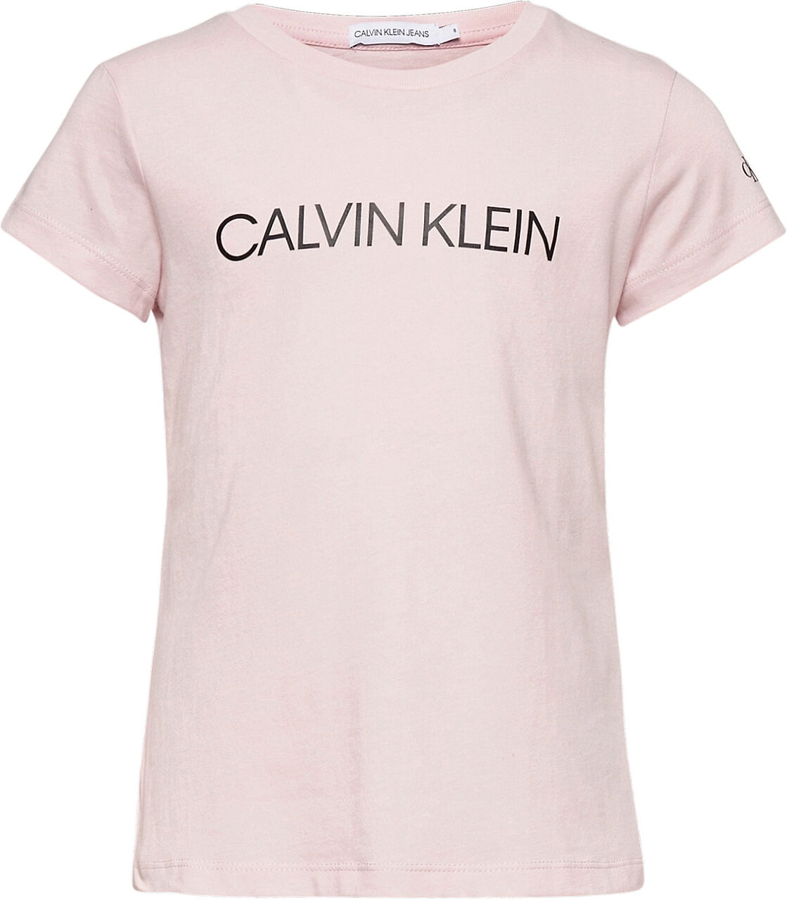 Calvin Institutional Slim T-Shirt T-shirts Short-sleeved Rosa Calvin Klein