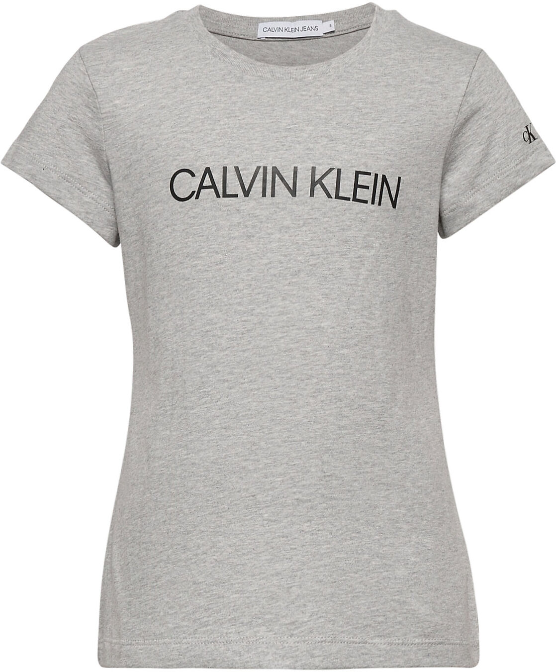 Calvin Institutional Slim T-Shirt T-shirts Short-sleeved Grå Calvin Klein