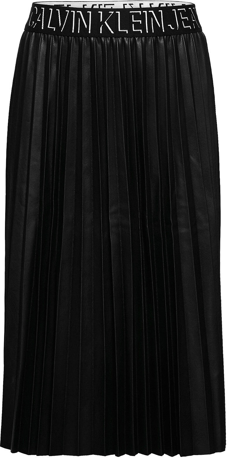 Calvin Provocative Midi Skirt Skjørt Svart Calvin Klein