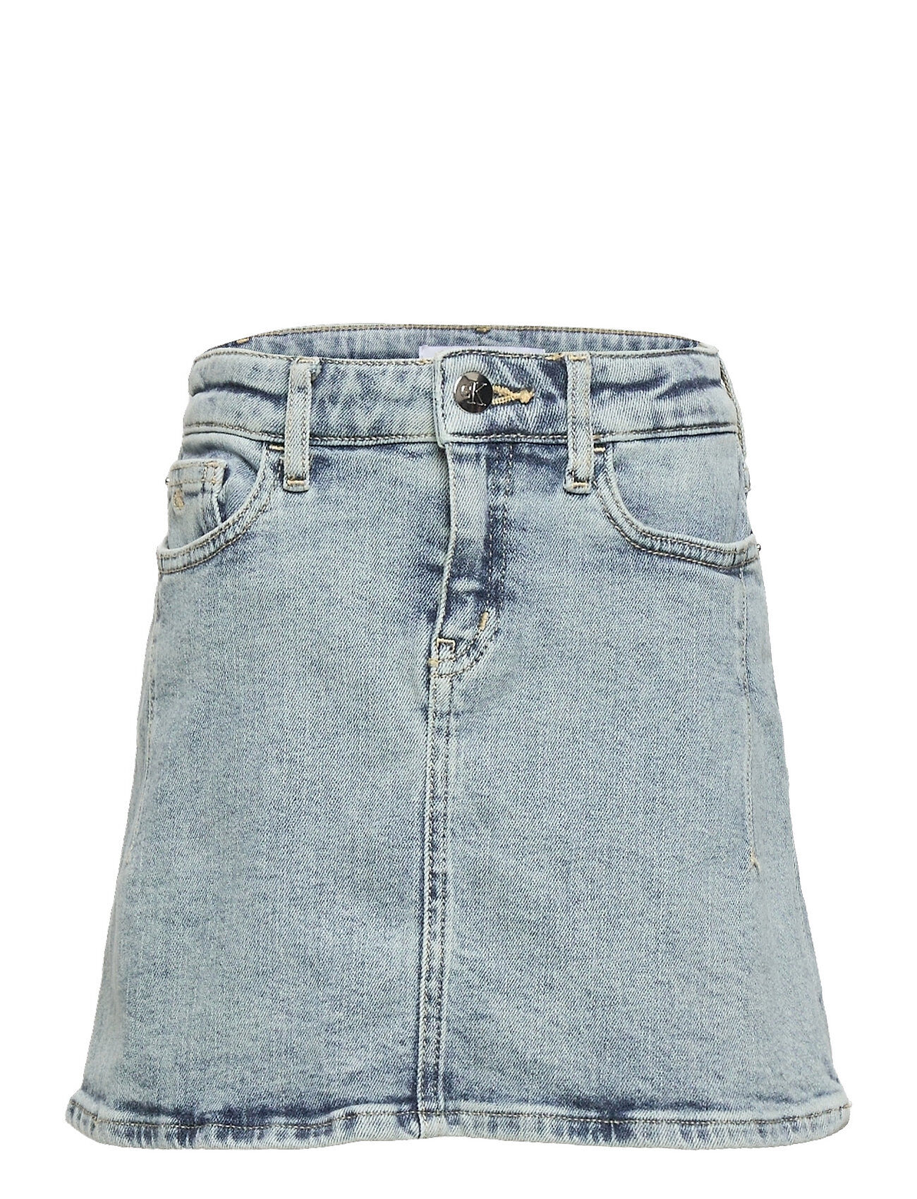 Calvin Aline Denim Skirt Skjørt Blå Calvin Klein