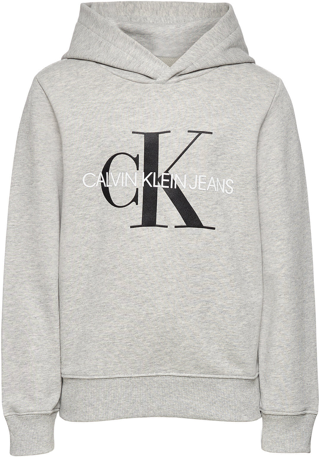 Calvin Monogram Hoodie Hettegenser Genser Grå Calvin Klein