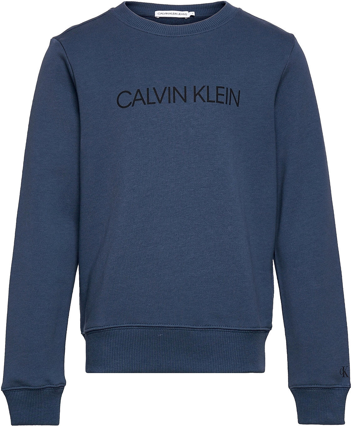 Calvin Institutional Logo Sweatshirt Sweat-shirt Genser Blå Calvin Klein