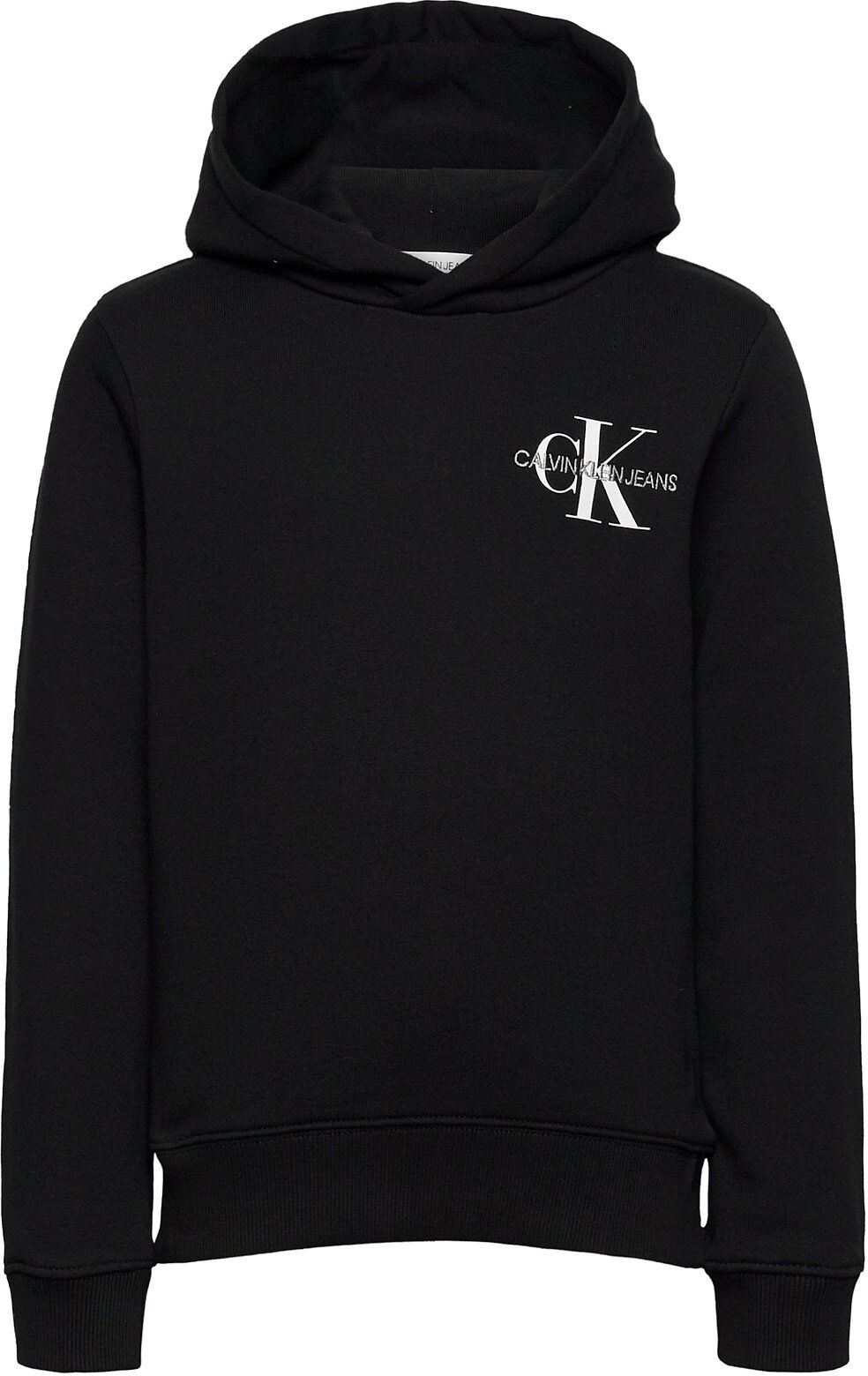 Calvin Small Monogram Hoodie Hettegenser Genser Svart Calvin Klein