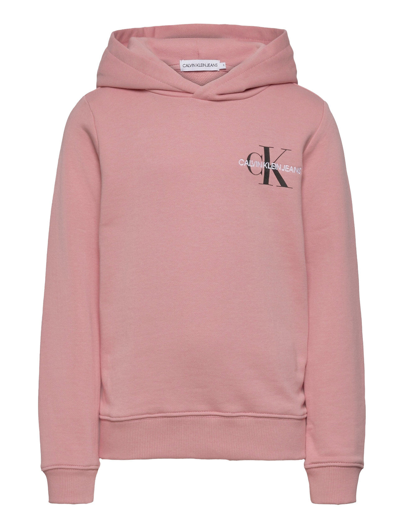 Calvin Small Monogram Hoodie Hettegenser Genser Rosa Calvin Klein