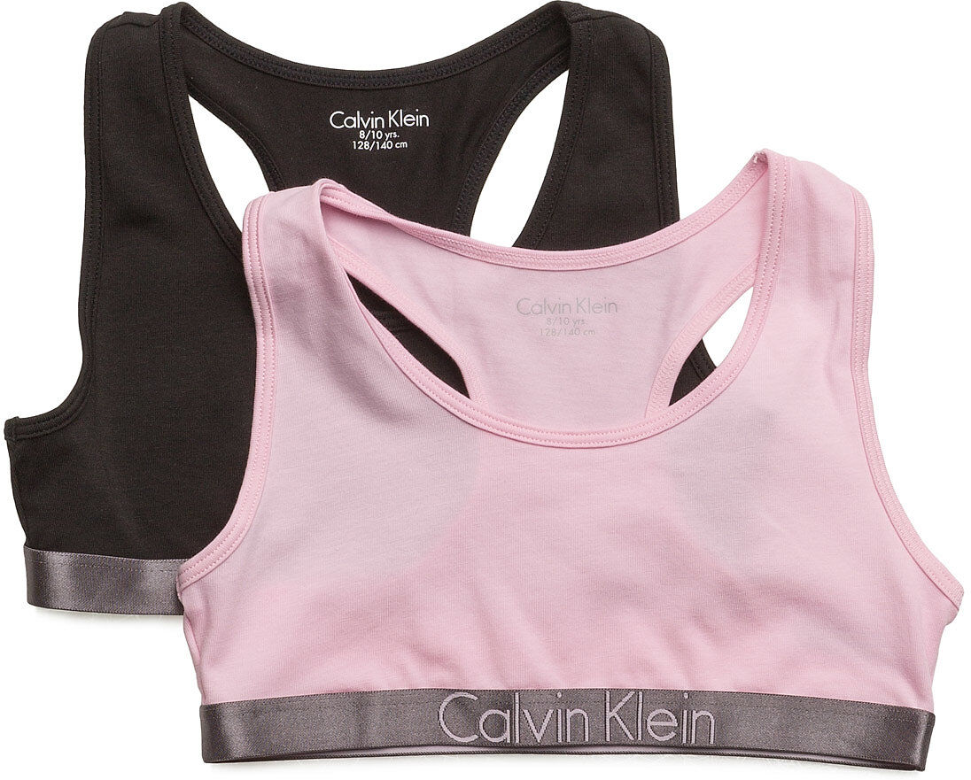 Calvin 2 Pack Bralette Night & Underwear Underwear Tops Svart Calvin Klein