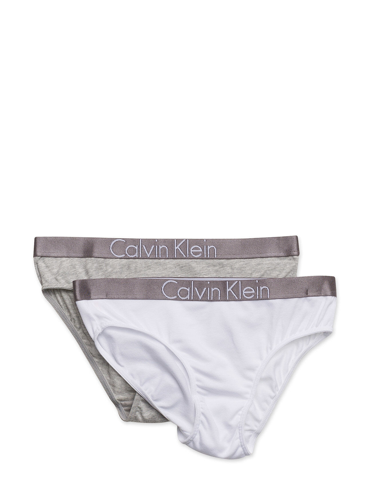 Calvin 2 Pack Bikini Night & Underwear Underwear Panties Grå Calvin Klein