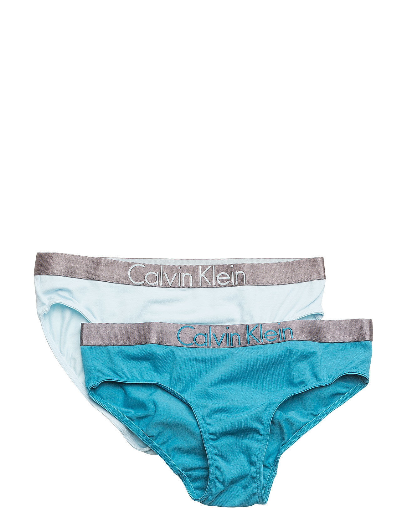 Calvin 2 Pack Bikini Night & Underwear Underwear Panties Blå Calvin Klein