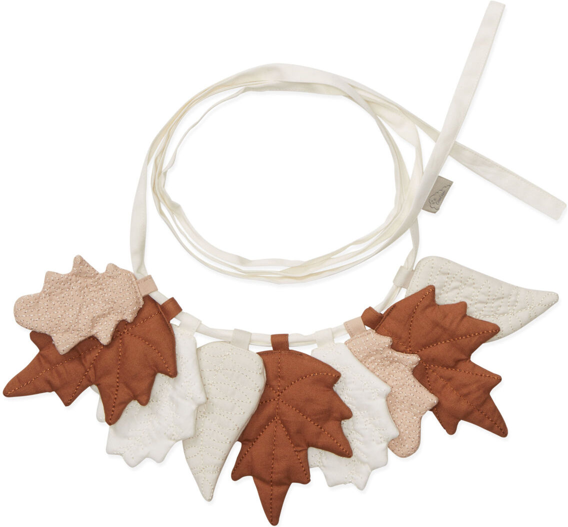 Cam Cam Copenhagen Garland Leaves - Gots Home Kids Decor Decoration Accessories/details Brun Cam Cam Copenhagen