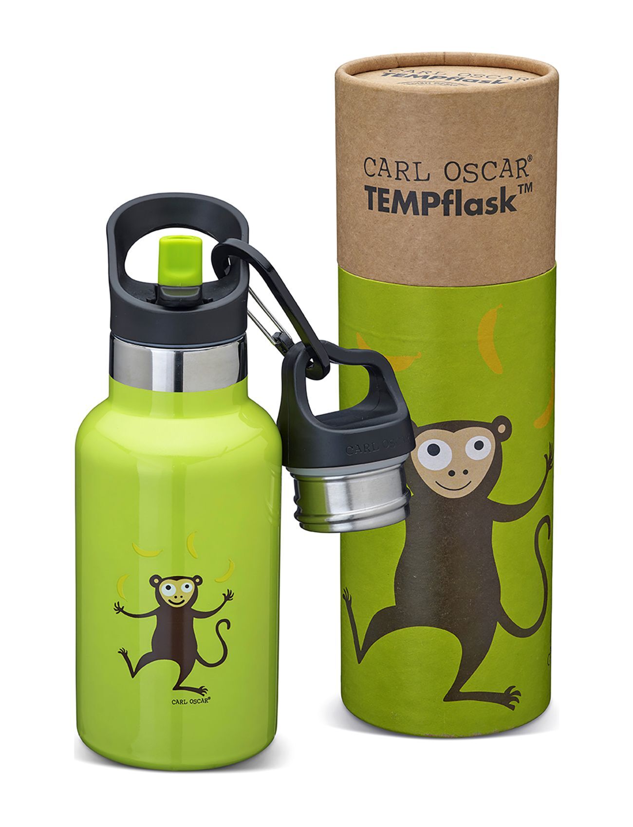 Carl Oscar Tempflask, Kids 0.35 L - Lime Home Meal Time Thermoses Grønn Carl Oscar