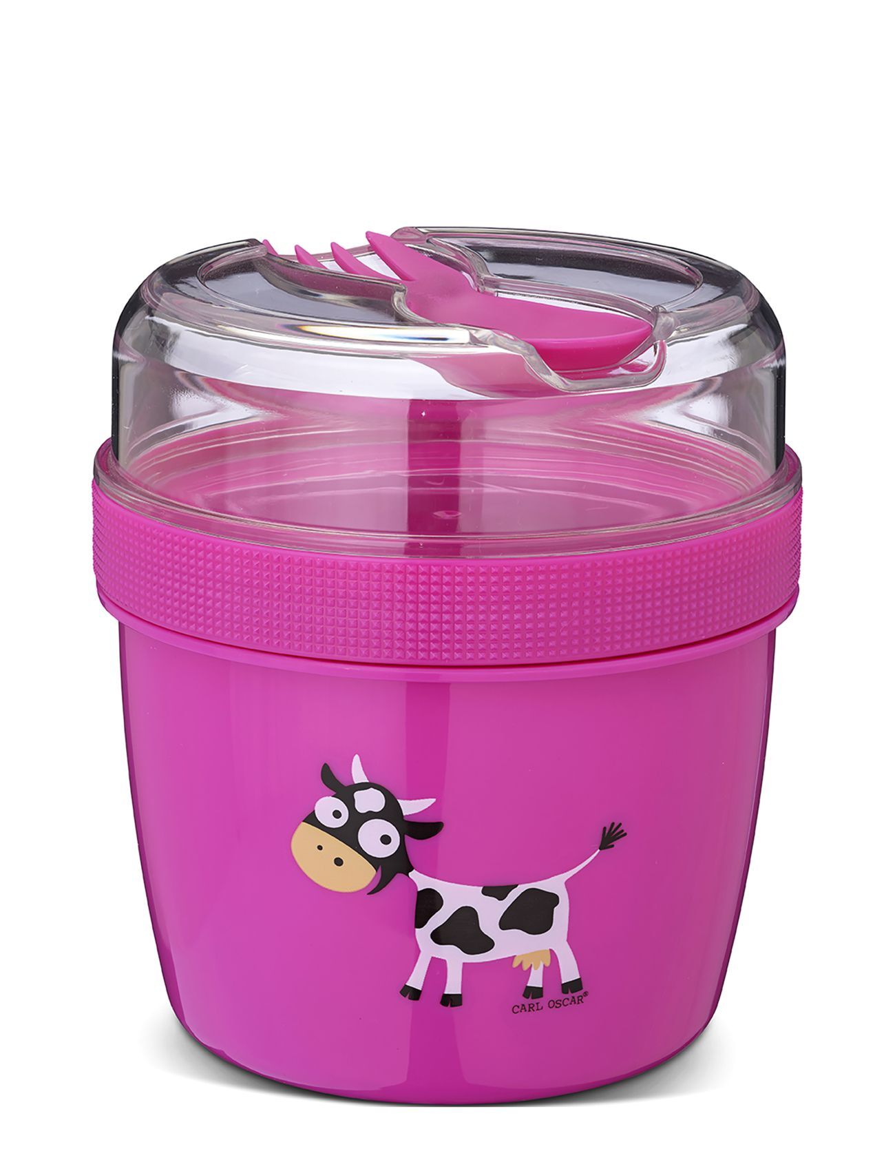 Carl Oscar N'ice Cup - L, Kids, Lunch Box With Cooling Disc - Purple Home Meal Time Lunch Boxes Lilla Carl Oscar