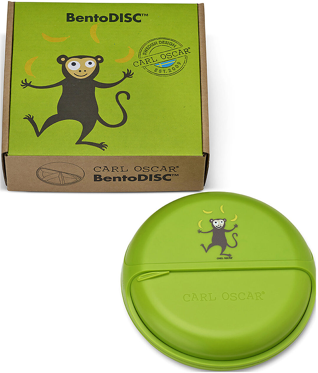 Carl Oscar Bentodisc™, Kids - Lime Home Meal Time Lunch Boxes Grønn Carl Oscar