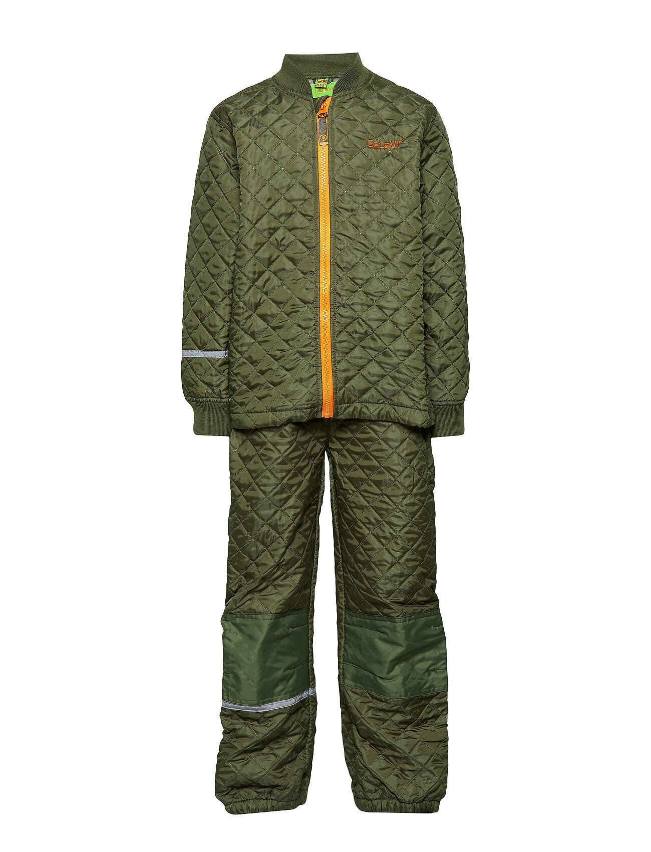 CeLaVi Thermal Set -Solid Outerwear Thermo Outerwear Thermo Sets Grønn CeLaVi