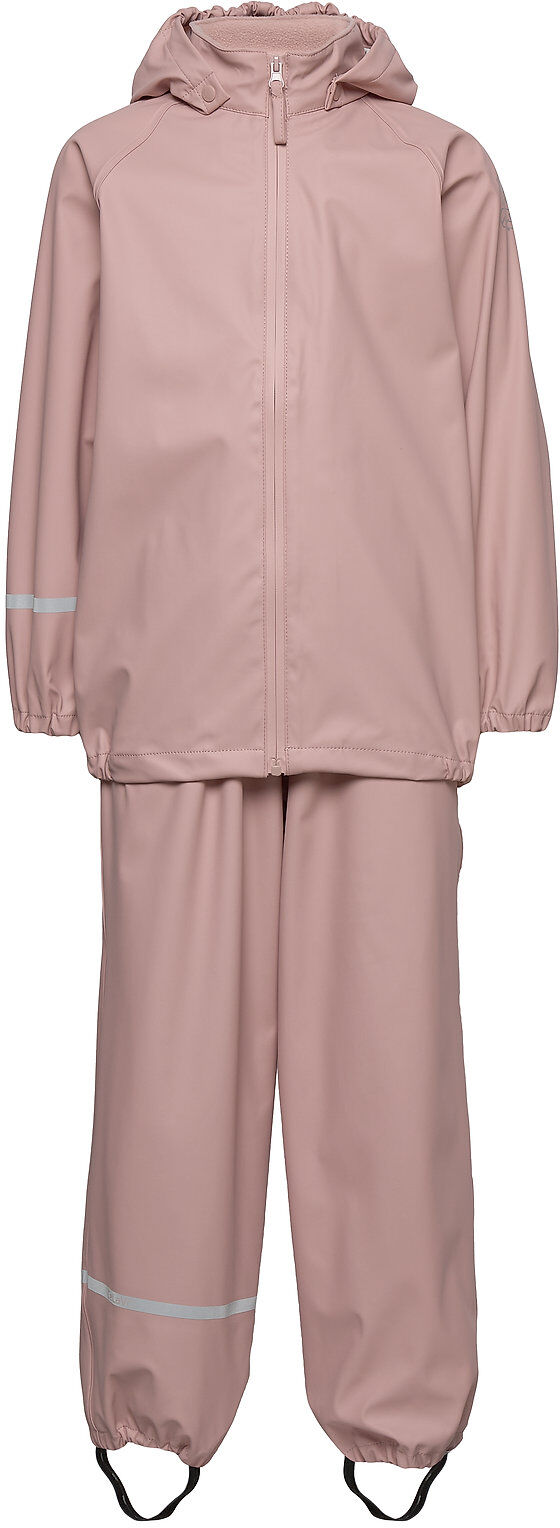 CeLaVi Basic Rainwear Set -Recycle Pu Outerwear Coveralls Rainwear Sets & Coveralls Rosa CeLaVi