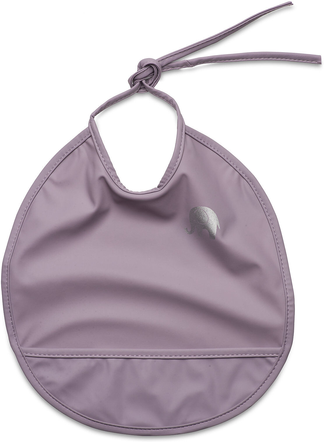 CeLaVi Basic Rund Pu Home Meal Time Bibs Lilla CeLaVi