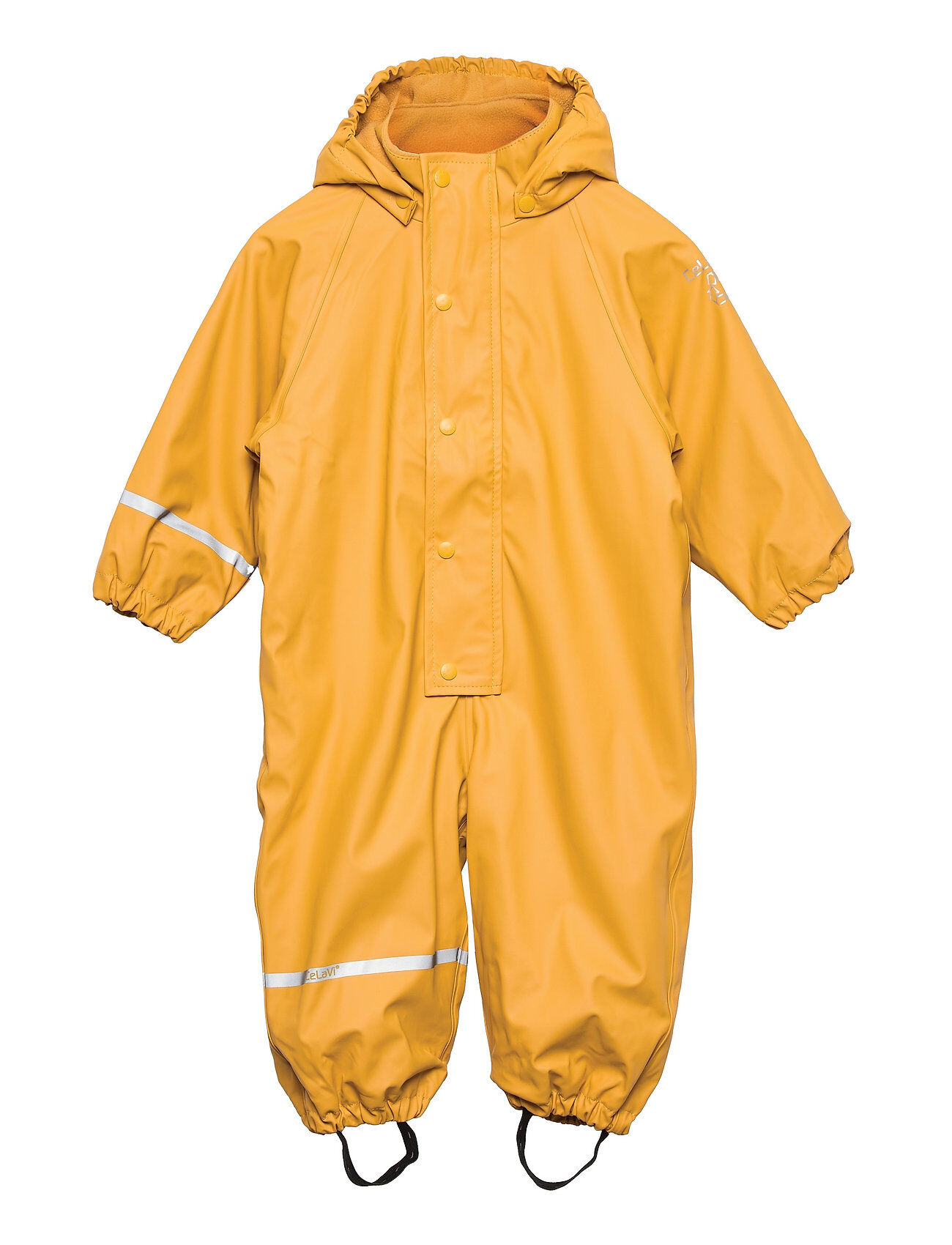 CeLaVi Rainwear Suit -Solid, W.fleece Outerwear Coveralls Rainwear Sets & Coveralls Gul CeLaVi