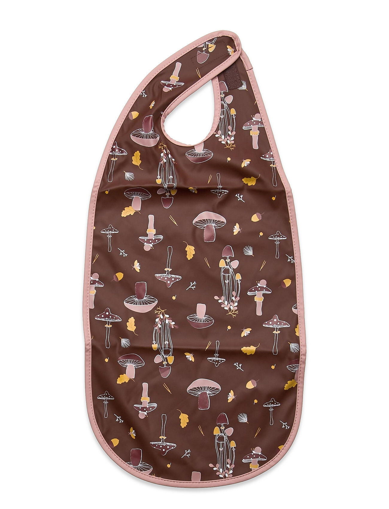 CeLaVi Long Pu Bib - Aop Home Meal Time Bibs Brun CeLaVi