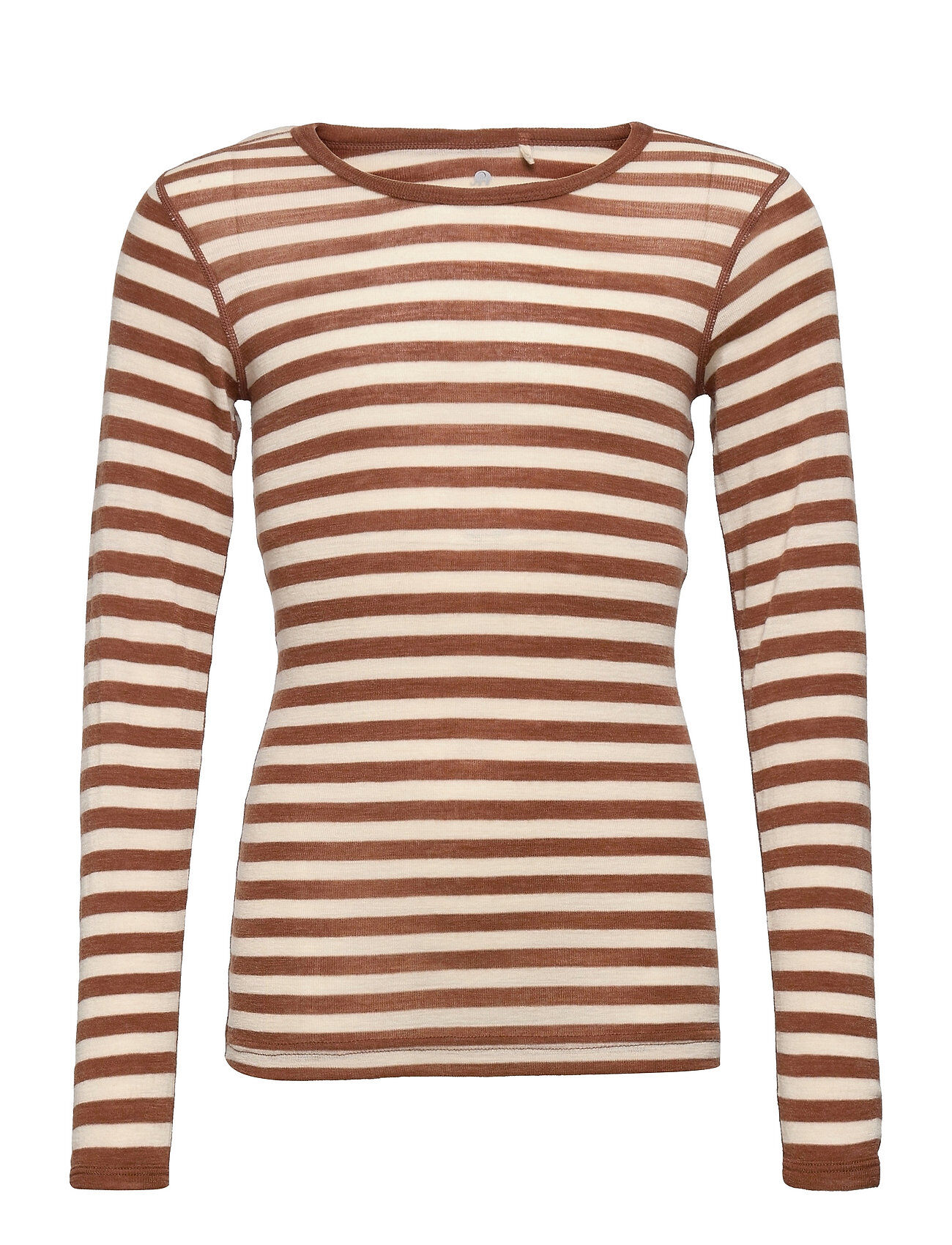 CeLaVi Blouse Ls - Yd Stripe T-shirts Long-sleeved T-shirts Oransje CeLaVi