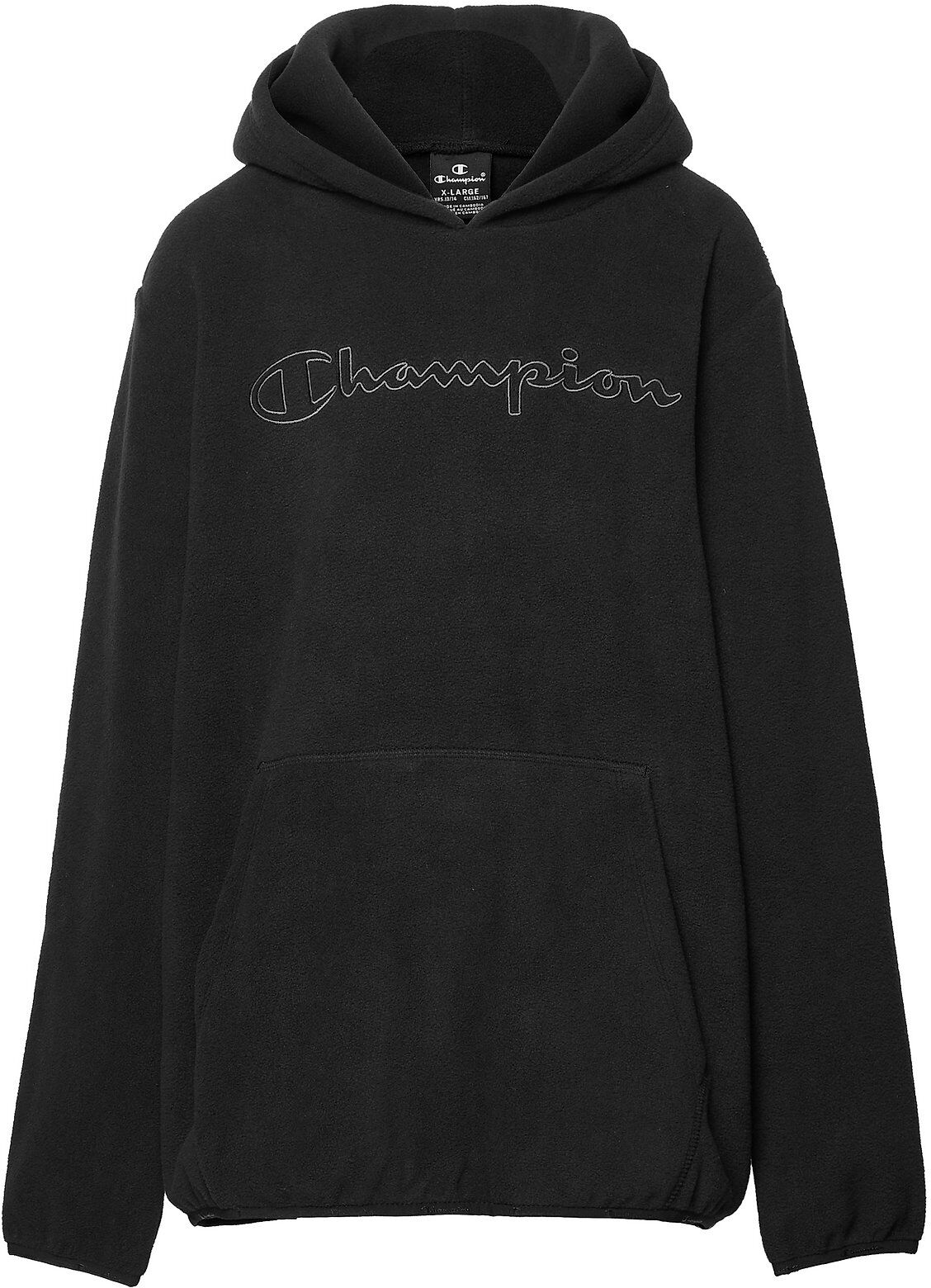 Champion Hooded Top Hettegenser Genser Svart Champion