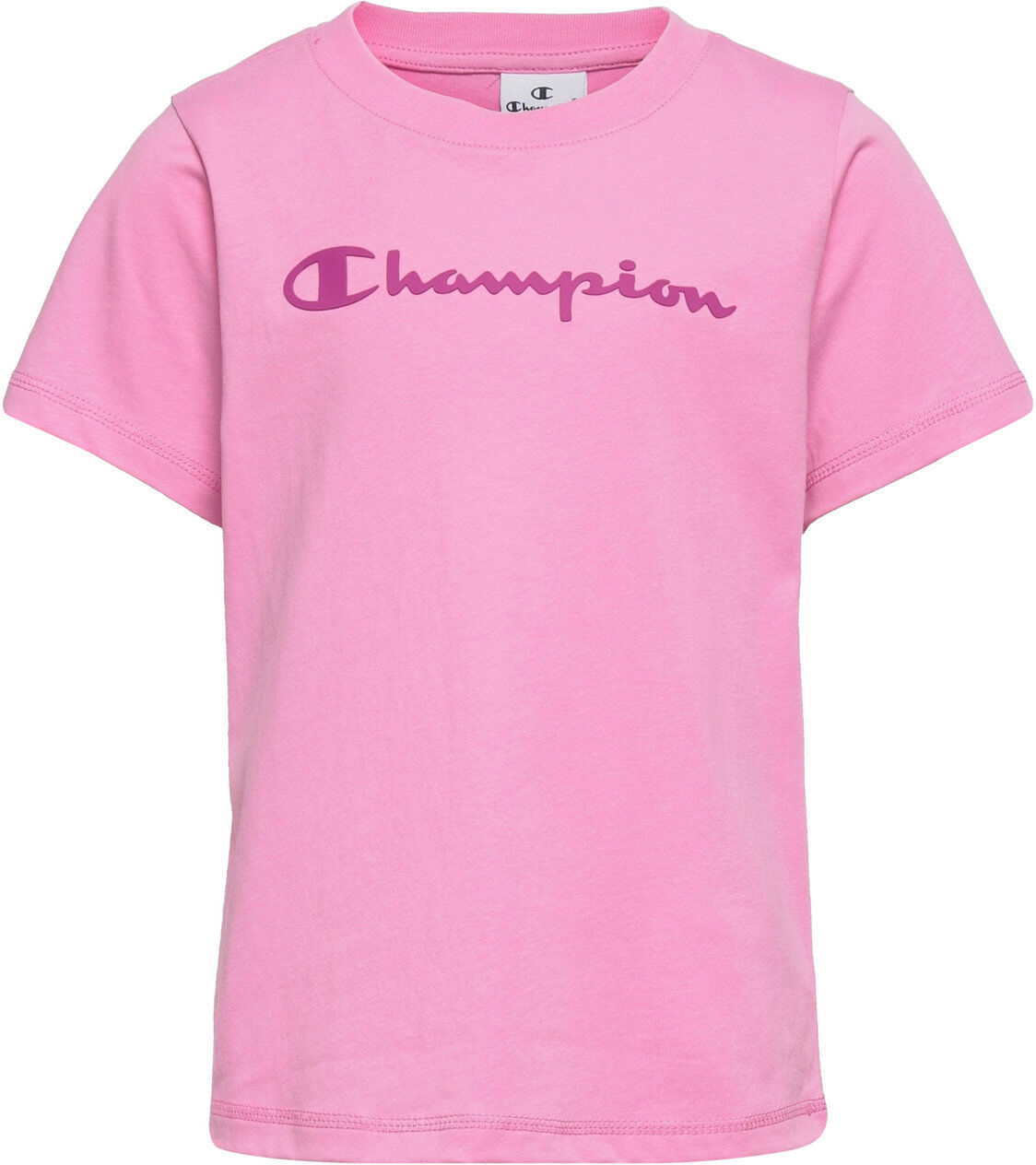 Champion Crewneck T-Shirt T-shirts Short-sleeved Rosa Champion