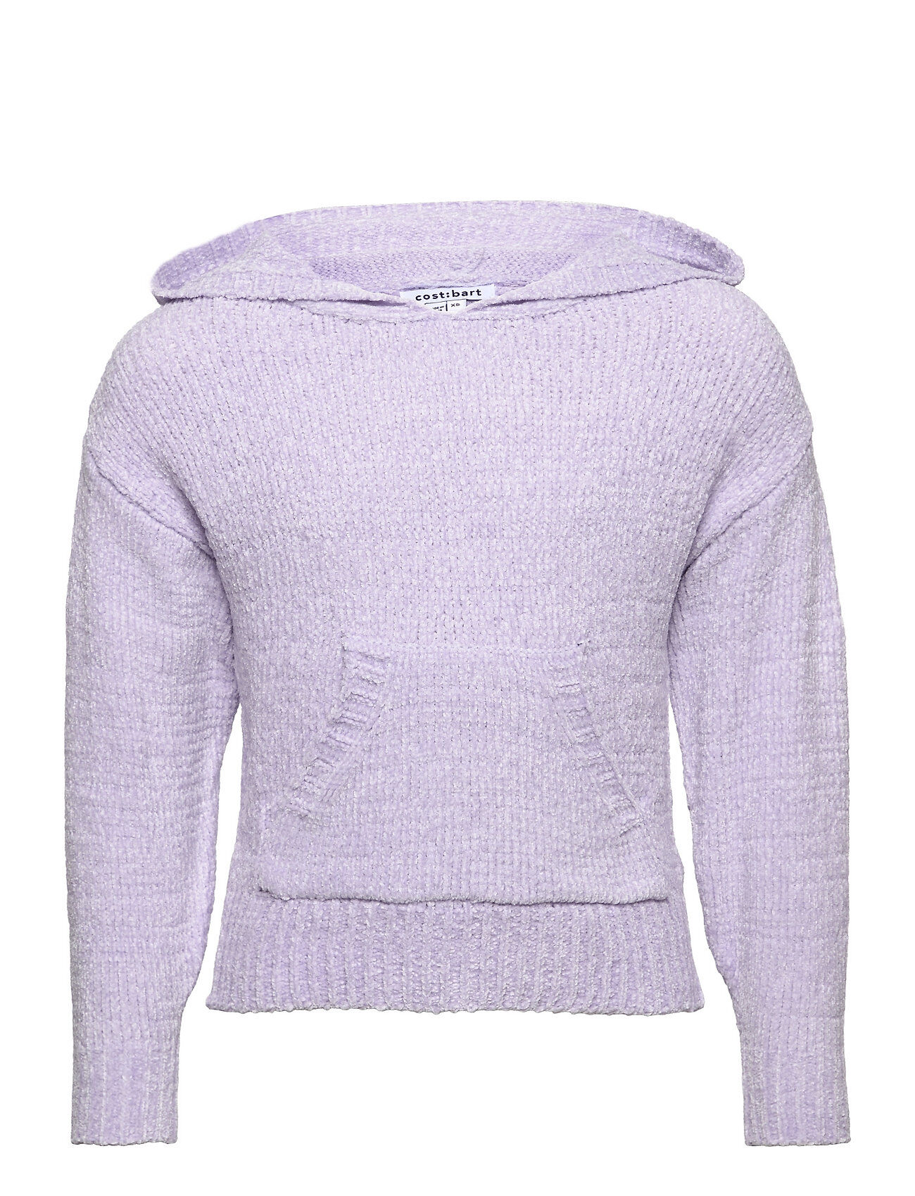 Costbart Cbpoxy Knitted Hoodie Pullover Lilla Costbart