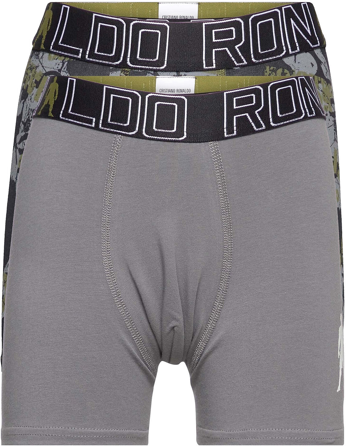 Cr7 Boy's Trunk 2-Pack Night & Underwear Underwear Underpants Grå CR7