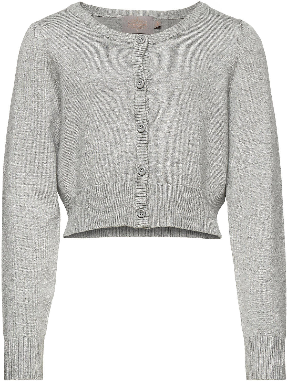 Creamie Short Cardigan Strikkegenser Cardigan Grå Creamie