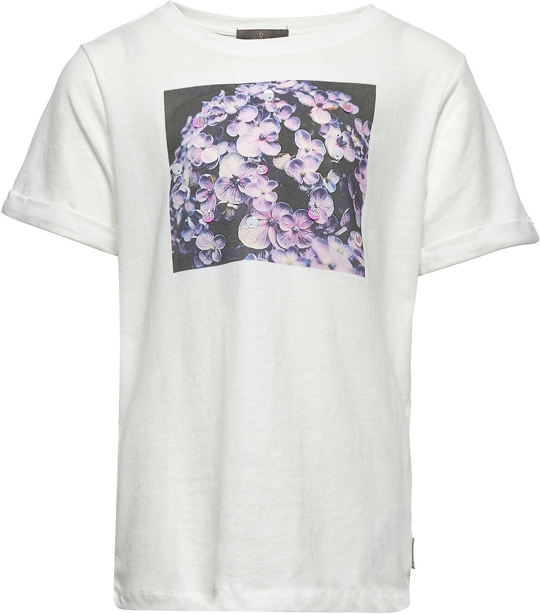 Creamie T-Shirt Ss Photoprint T-shirts Short-sleeved Hvit Creamie