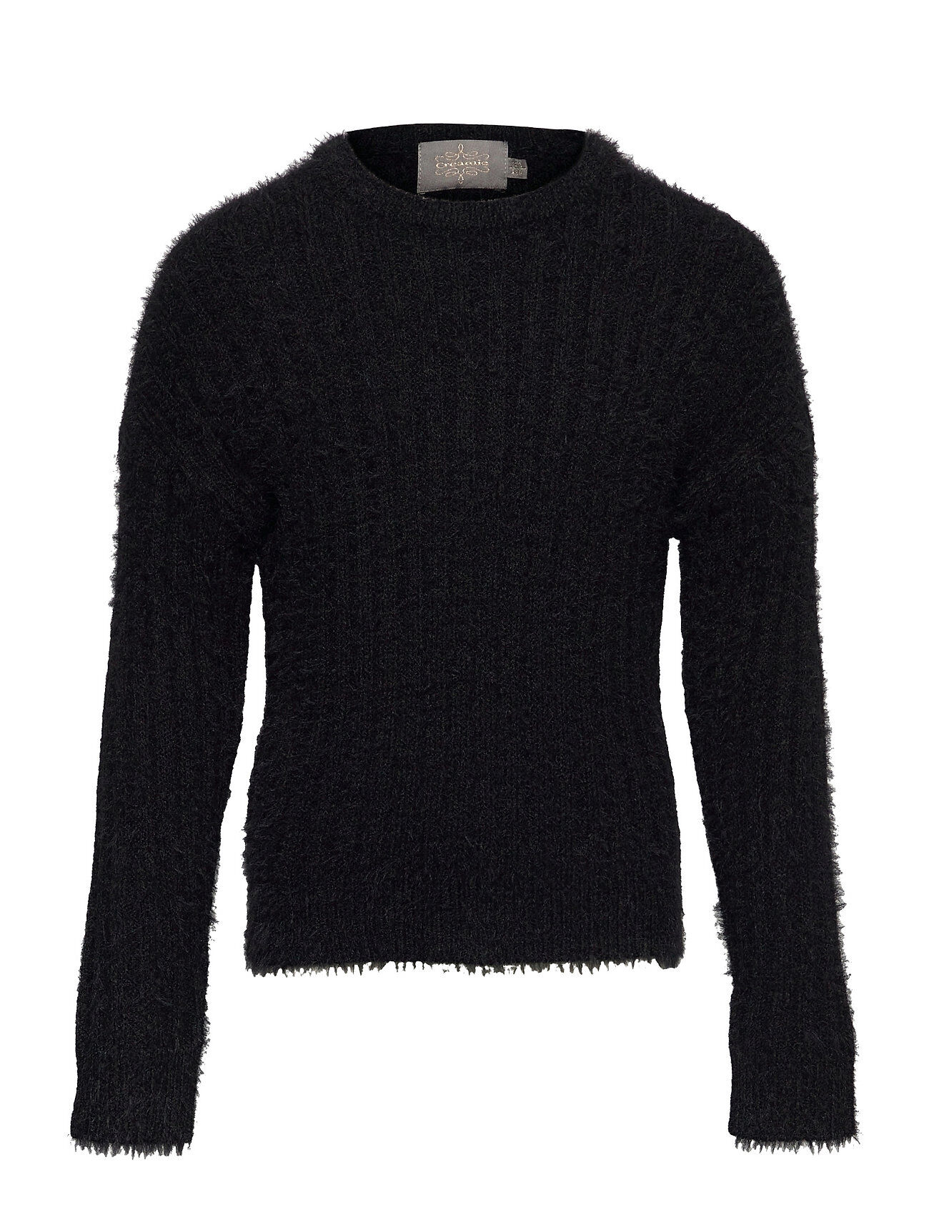 Creamie Pullover Fluffy Pullover Svart Creamie