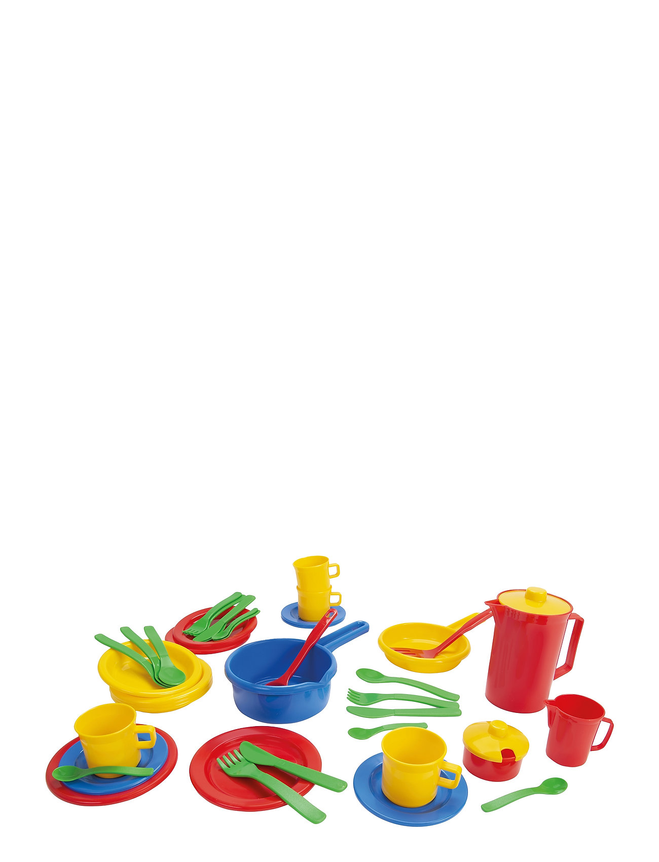 Dantoy Kitchen Play Time Set In Box Toys Toy Kitchen & Accessories Coffee & Tee Sets Multi/mønstret Dantoy