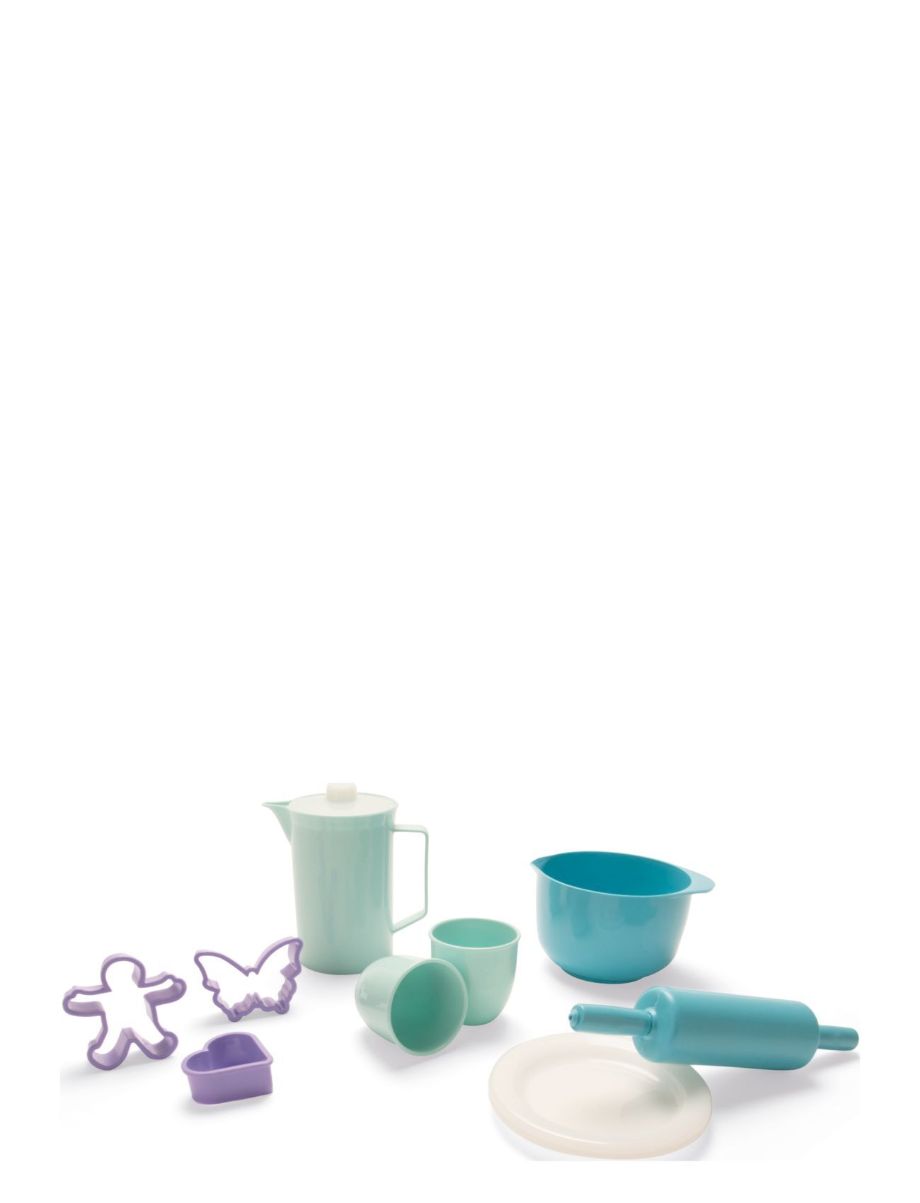 Dantoy Thorbjorn Coffee And Baking Set In Box Toys Toy Kitchen & Accessories Toy Kitchen Accessories Multi/mønstret Dantoy