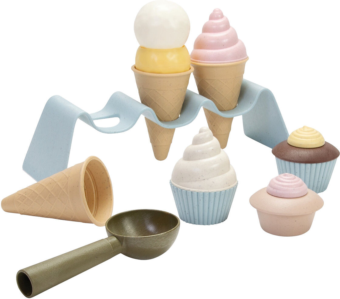 Dantoy Bio Ice Cream Set In Gift Box Toys Toy Kitchen & Accessories Toy Food & Cakes Multi/mønstret Dantoy