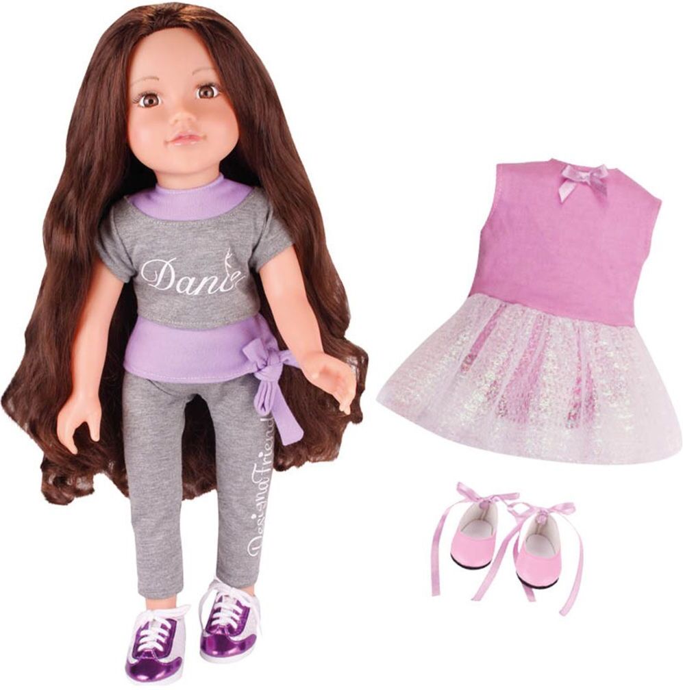 Design a Friend Designafriend Darcy Docka Toys Dolls & Accessories Dolls Multi/mønstret Design A Friend