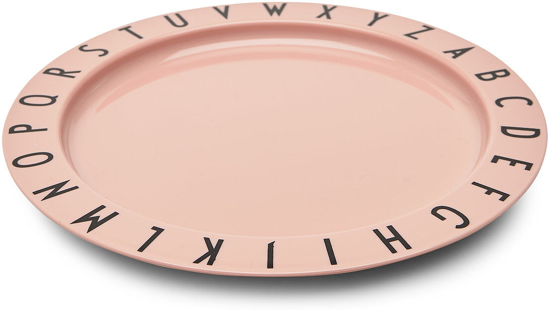 Design Letters Eat & Learn Plate Tritan Home Meal Time Plates & Bowls Plates Rosa Design Letters