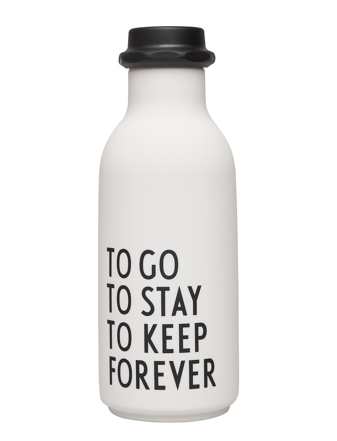 Design Letters To Go Water Bottle Special Edition Home Meal Time Water Bottles Hvit Design Letters